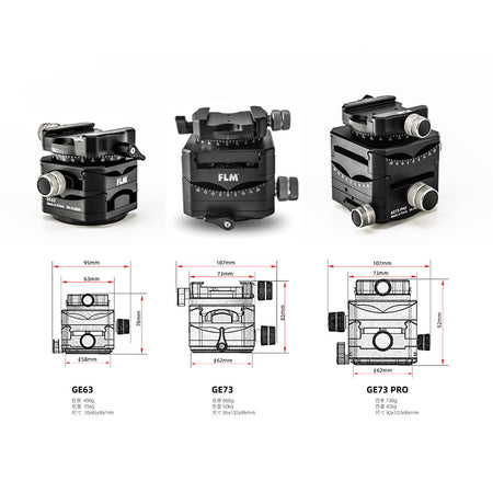 FLM GE63 Atlas Geared Head 58mm-Geard Heads-Kudos Cameras