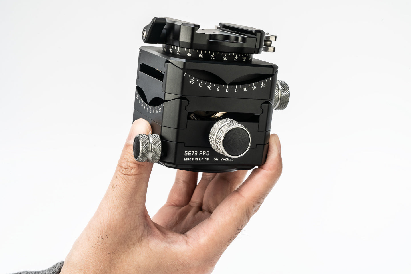 FLM GE73-L Pro Atlas Geared Head with Lever Clamp 62mm-Geard Heads-FLM