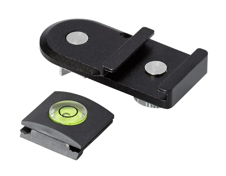 FLM HSA-45 Cold Shoe Adaptor with Spirit Level-Tripod Head Accessories-Kudos Cameras