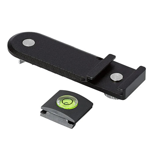 FLM HSA-80 Cold Shoe Adaptor with Spirit Level-Tripod Head Accessories-Kudos Cameras