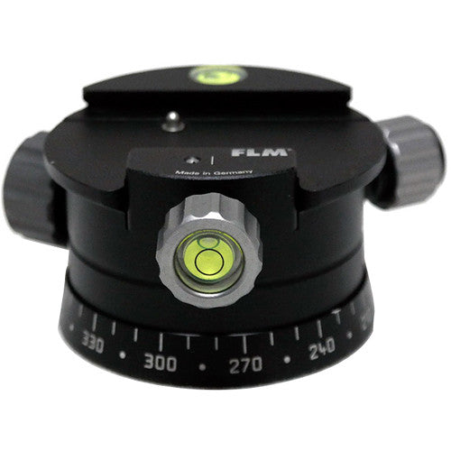 FLM PR-15 Panoramic Base 15 Deg. Stop + FLM Universal QR Clamp 60-Tripod Accessories-Kudos Cameras