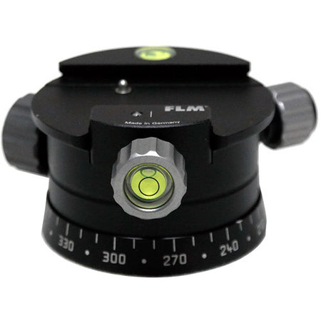 FLM PR-15 Panoramic Base 15 Deg. Stop + FLM Universal QR Clamp 60-Tripod Accessories-Kudos Cameras