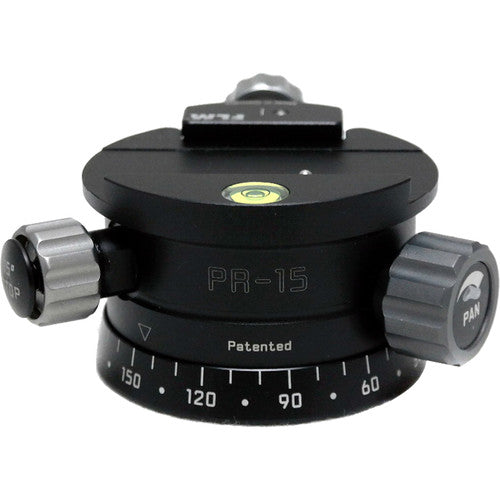 FLM PR-15 Panoramic Base 15 Deg. Stop + FLM Universal QR Clamp 60-Tripod Accessories-Kudos Cameras