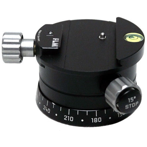 FLM PR-15 Panoramic Base 15 Deg. Stop + FLM Universal QR Clamp 60-Tripod Accessories-Kudos Cameras