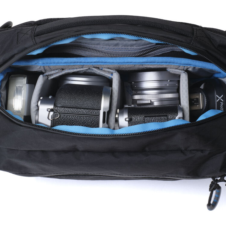 Gura Gear Kiboko City Sling 6L with Photo Insert - Black-Camera Sling Bags-Kudos Cameras