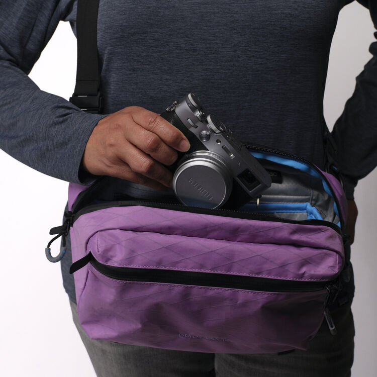 Gura Gear Kiboko City Sling 6L with Photo Insert - Mulberry-Camera Sling Bags-Gura Gear