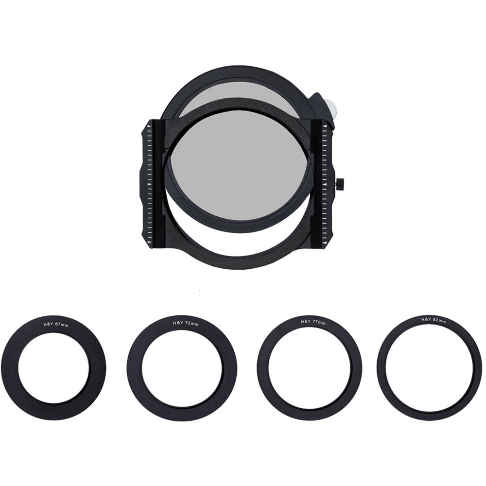 H&Y Filters 100mm K-Series Mark II Filter Holder Kit with Drop-in (95mm) Circular Polarising (CPL) Filter-Filter Holders-H&Y Filters