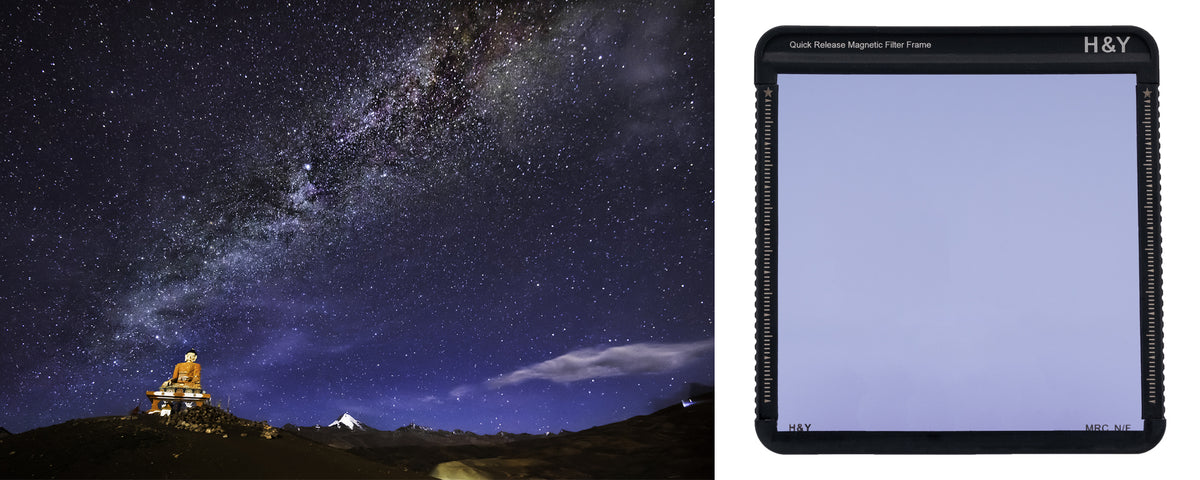 H&Y Filters 100x100mm K-Series Anti-Pollution Night Filter w/Quick Release Magnetic Filter Frame-100x100 Filters-H&Y Filters