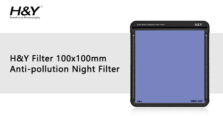H&Y Filters 100x100mm K-Series Anti-Pollution Night Filter w/Quick Release Magnetic Filter Frame-100x100 Filters-Kudos Cameras