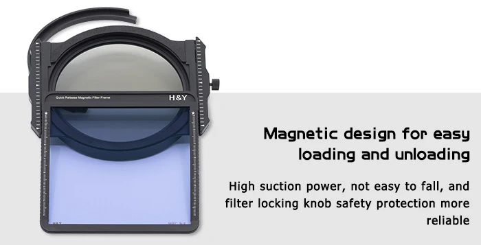 H&Y Filters 100x100mm K-Series Anti-Pollution Night Filter w/Quick Release Magnetic Filter Frame-100x100 Filters-Kudos Cameras