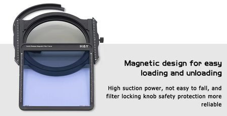 H&Y Filters 100x100mm K-Series Anti-Pollution Night Filter w/Quick Release Magnetic Filter Frame-100x100 Filters-Kudos Cameras