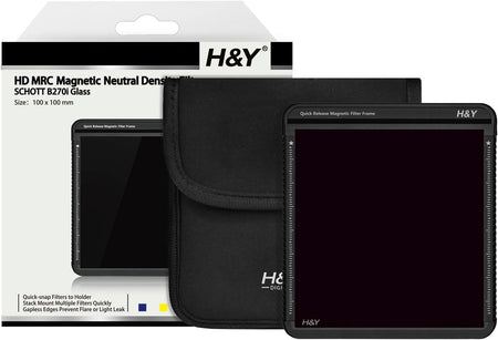 H&Y Filters 100x100mm K-Series ND64 (6-Stop) Filter w/Quick Release Magnetic Filter Frame-100x100 Filters-Kudos Cameras