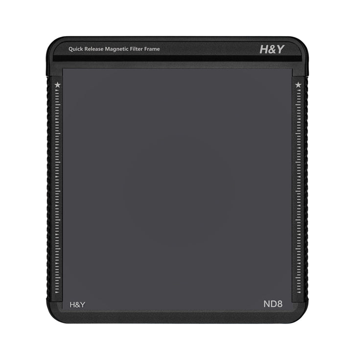 H&Y Filters 100x100mm K-Series ND8 (3-Stop) Filter w/Quick Release Magnetic Filter Frame-100x100 Filters-Kudos Cameras