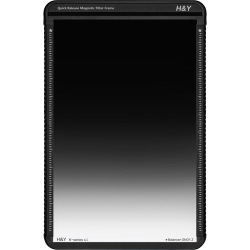 H&Y Filters 100x150mm K-Series Graduated ND Balancer GND1.2 Filter (4-Stop) with Magnetic Filter Frame-100x150 Filters-H&Y Filters