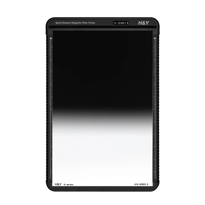 H&Y Filters 100x150mm K-Series Hard-Edge Graduated GND1.5 Filter (5 Stops) with Magnetic Filter Frame-100x150 Filters-Kudos Cameras