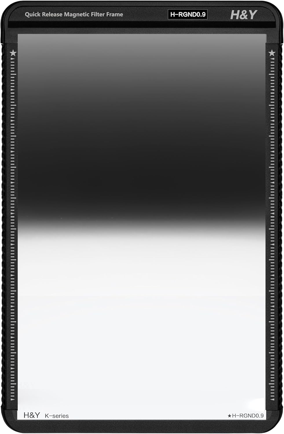 H&Y Filters 100x150mm K-Series Reverse Graduated GND0.9 Filter (3 Stops) with Magnetic Filter Frame-100x150 Filters-Kudos Cameras