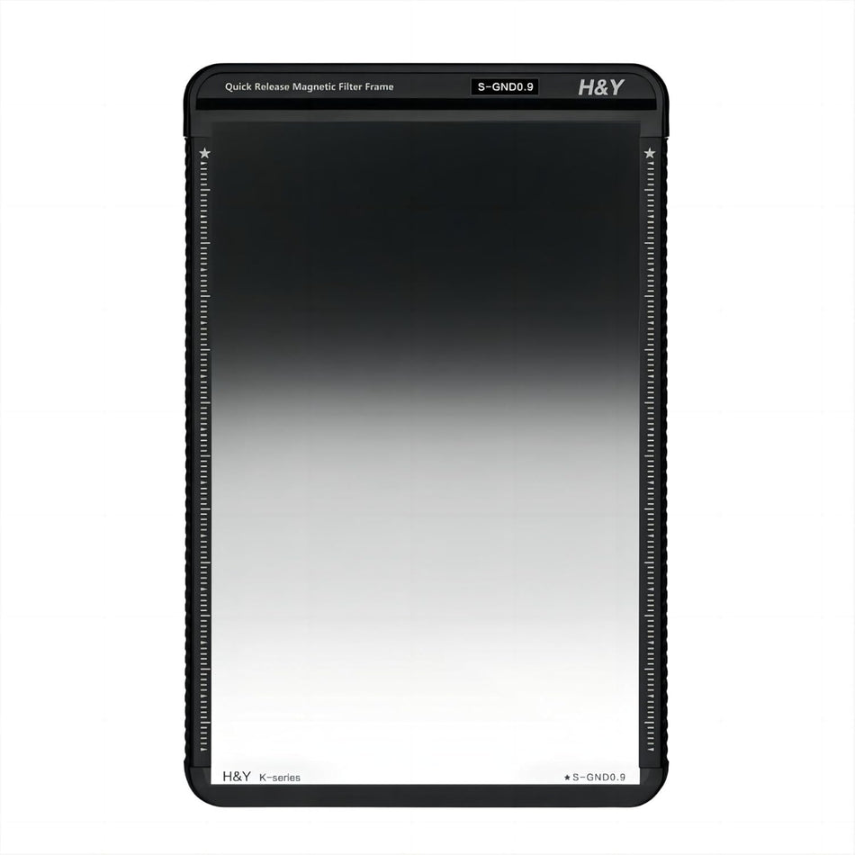H&Y Filters 100x150mm K-Series Soft-Edge Graduated GND0.9 Filter (3 Stops) with Magnetic Filter Frame-100x150 Filters-Kudos Cameras