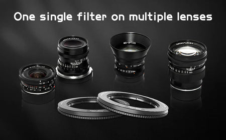 H&Y Filters 67-82mm Titanium Gray RevoRing Variable Adapter for 82mm Filters-Variable Lens Adapter Rings-H&Y Filters