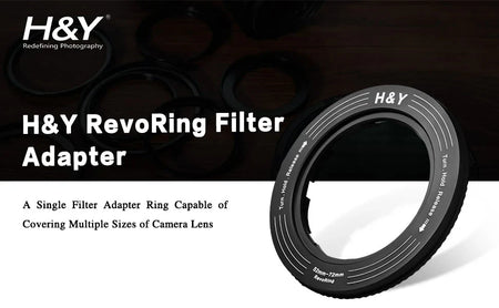 H&Y Filters 67-82mm Yellow RevoRing Variable Adapter for 82mm Filters-Variable Lens Adapter Rings-H&Y Filters