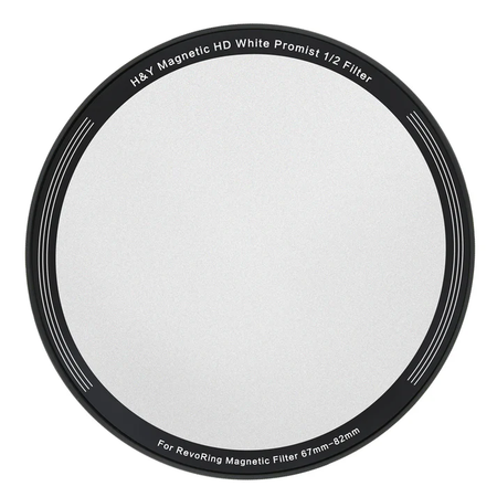 H&Y Filters 82mm White Promist 1/2 Magnetic Clip-on Filter for RevoRing VND & CPL 67-82mm RNC82-82mm Filters for Revo & Swift Rings-Kudos Cameras