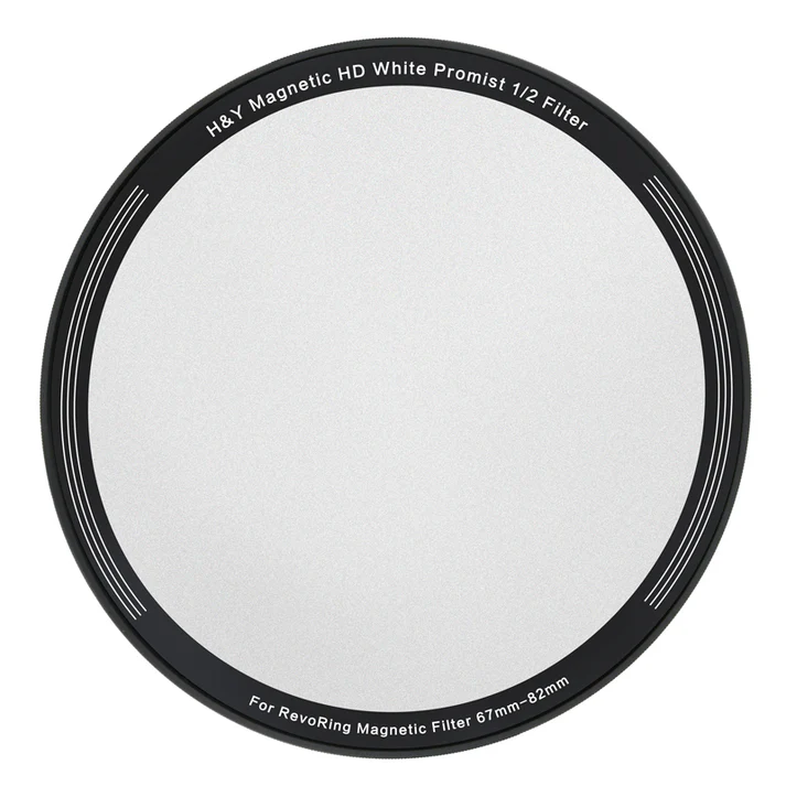 H&Y Filters 82mm White Promist 1/2 Magnetic Clip-on Filter for RevoRing VND & CPL 67-82mm RNC82-82mm Filters for Revo & Swift Rings-Kudos Cameras