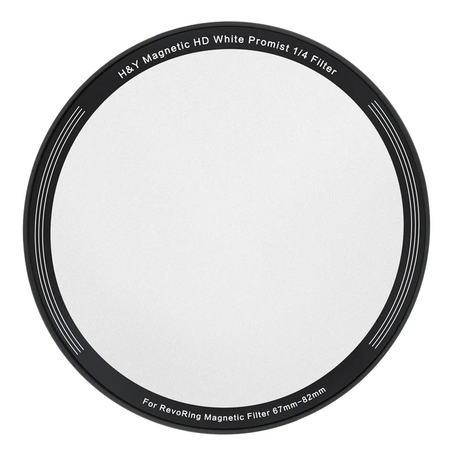 H&Y Filters 82mm White Promist 1/4 Magnetic Clip-on Filter for RevoRing VND & CPL 67-82mm RNC82-82mm Filters for Revo & Swift Rings-Kudos Cameras
