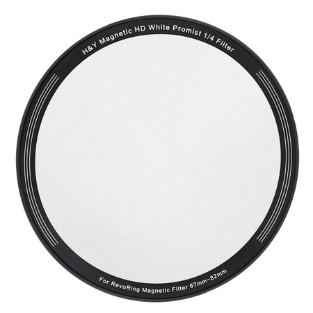 H&Y Filters 82mm White Promist 1/8 Magnetic Clip-on Filter for RevoRing VND & CPL 67-82mm RNC82-82mm Filters for Revo & Swift Rings-Kudos Cameras