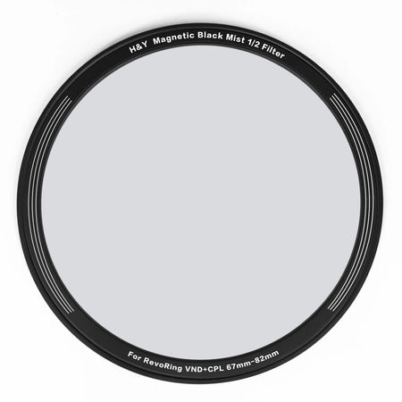 H&Y Filters Black Mist (1/2) Magnetic Clip-On Filter for RevoRing VND & CPL (46-62mm)-62mm Filters for Revo & Swift Rings-Kudos Cameras