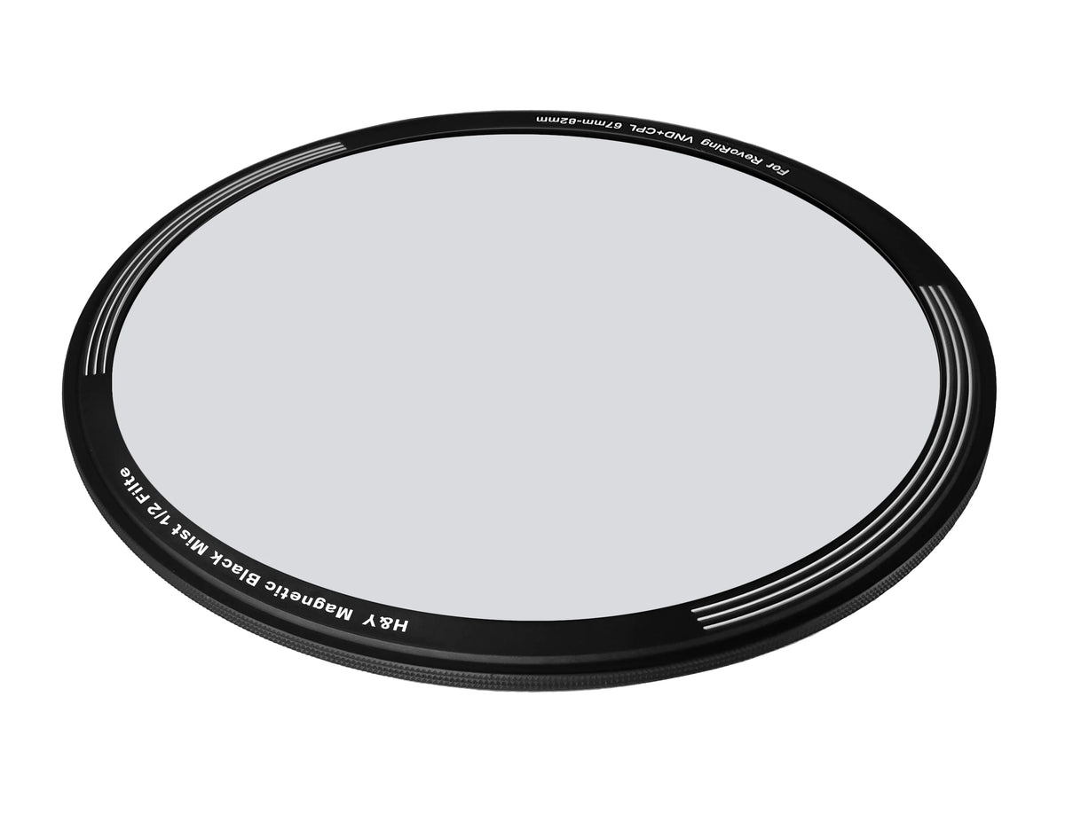 H&Y Filters Black Mist (1/2) Magnetic Clip-On Filter for RevoRing VND & CPL (46-62mm)-62mm Filters for Revo & Swift Rings-Kudos Cameras