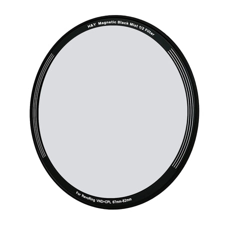 H&Y Filters Black Mist (1/2) Magnetic Clip-On Filter for RevoRing VND & CPL (46-62mm)-62mm Filters for Revo & Swift Rings-Kudos Cameras