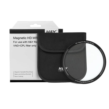H&Y Filters Black Mist (1/2) Magnetic Clip-On Filter for RevoRing VND & CPL (46-62mm)-62mm Filters for Revo & Swift Rings-Kudos Cameras