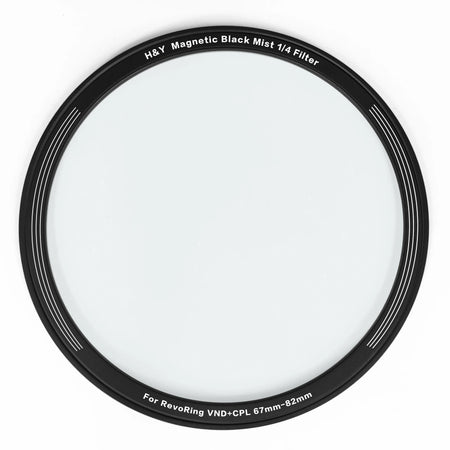 H&Y Filters Black Mist (1/4) Magnetic Clip-On Filter for RevoRing VND & CPL (46-62mm)-62mm Filters for Revo & Swift Rings-Kudos Cameras