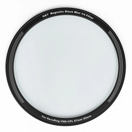 H&Y Filters Black Mist (1/4) Magnetic Clip-On Filter for RevoRing VND & CPL (46-62mm)-62mm Filters for Revo & Swift Rings-Kudos Cameras