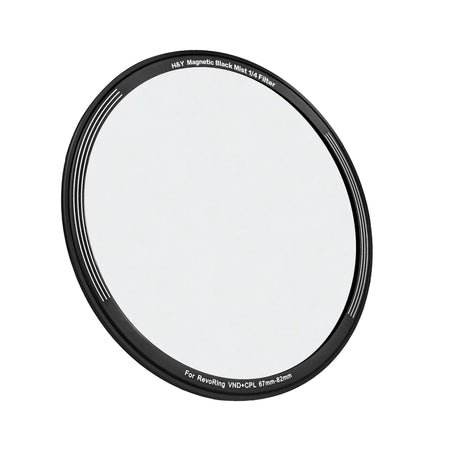 H&Y Filters Black Mist (1/4) Magnetic Clip-On Filter for RevoRing VND & CPL (46-62mm)-62mm Filters for Revo & Swift Rings-Kudos Cameras