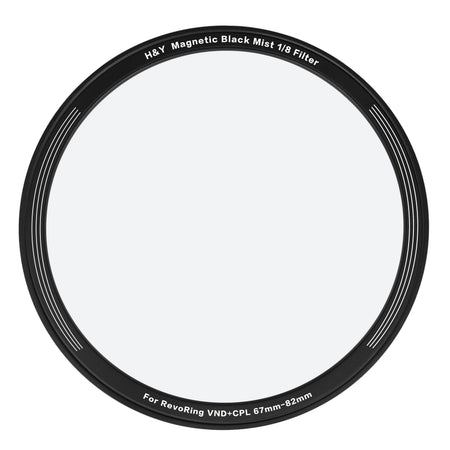 H&Y Filters Black Mist (1/8) Magnetic Clip-On Filter for RevoRing VND & CPL (46-62mm)-62mm Filters for Revo & Swift Rings-Kudos Cameras