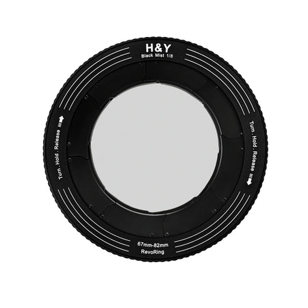 H&Y Filters Black Mist (1/8) Magnetic Clip-On Filter for RevoRing VND & CPL (58-77mm)-77mm Filters for Revo & Swift Rings-Kudos Cameras