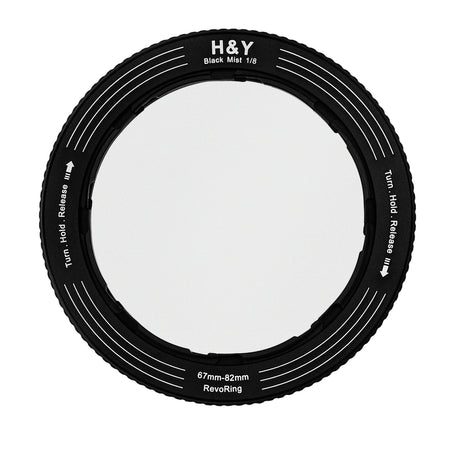 H&Y Filters Black Mist (1/8) Magnetic Clip-On Filter for RevoRing VND & CPL (58-77mm)-77mm Filters for Revo & Swift Rings-Kudos Cameras