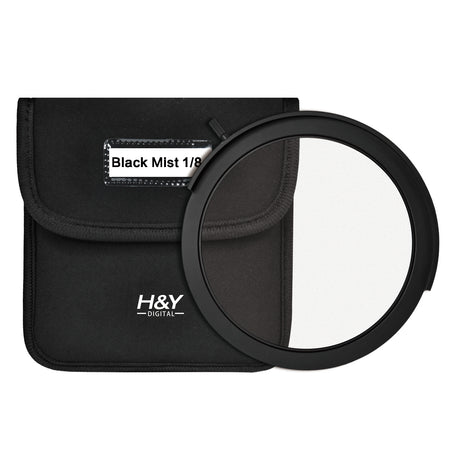 H&Y Filters Drop-in (95mm) Black Mist (1/8) Filter for RevoRing Swift Drop-in Racks & K-Series Magnetic Holder-95mm Drop-In Filters-H&Y Filters