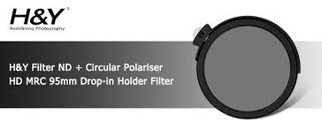 H&Y Filters Drop-in (95mm) ND8+CPL Filter for RevoRing Swift Drop-in Racks & K-Series Magnetic Holder-95mm Drop-In Filters-H&Y Filters