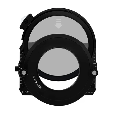 H&Y Filters Drop-in (95mm) ND8+CPL Filter for RevoRing Swift Drop-in Racks & K-Series Magnetic Holder-95mm Drop-In Filters-H&Y Filters