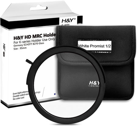 H&Y Filters Drop-in (95mm) White Mist (1/2) Filter for RevoRing Swift Drop-in Racks & K-Series Magnetic Holder-95mm Drop-In Filters-H&Y Filters