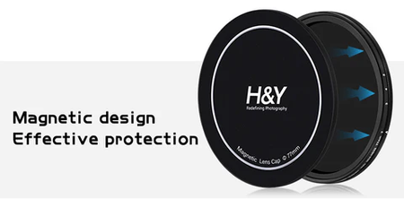H&Y Filters EVO-Series Magnetic (Front) Lens Cap - 49mm-Filter Caps-Kudos Cameras
