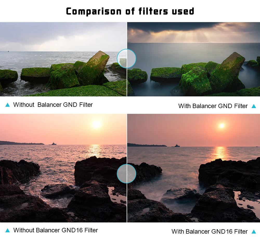 H&Y Filters HD EVO-Series Magnetic Balancer GND16 (4 Stop) Filter & Adapter Ring - 49mm-ND Grad Filters-Kudos Cameras