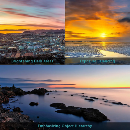 H&Y Filters HD EVO-Series Magnetic Balancer GND16 (4 Stop) Filter & Adapter Ring - 49mm-ND Grad Filters-H&Y Filters