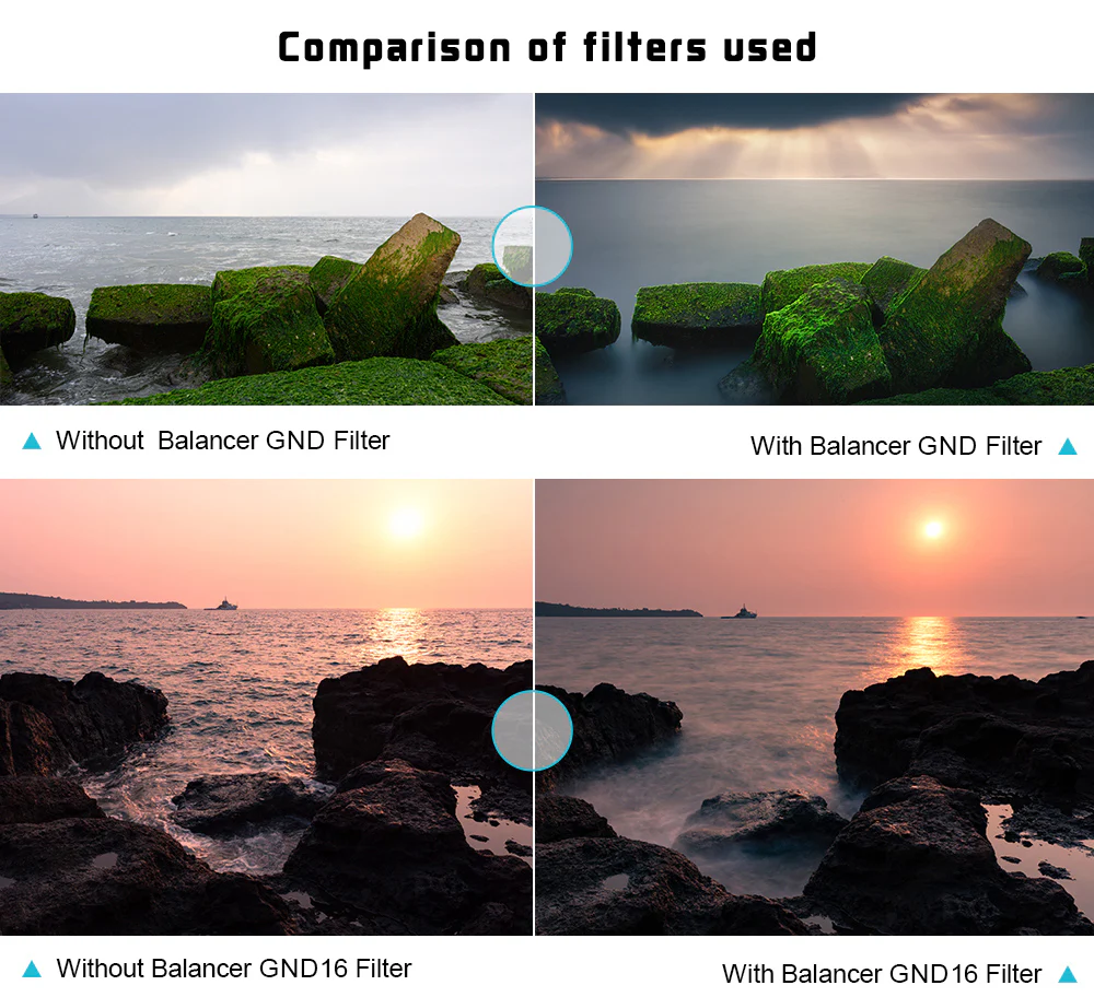 H&Y Filters HD EVO-Series Magnetic Balancer GND16 (4 Stop) Filter & Adapter Ring - 72mm-ND Grad Filters-Kudos Cameras