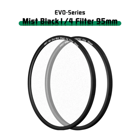 H&Y Filters HD EVO-Series Magnetic Black Mist (1/4) Filter & Adapter Ring - 95mm-Mist Filters-Kudos Cameras