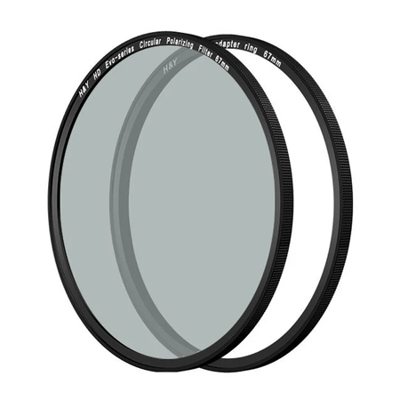 H&Y Filters HD EVO-Series Magnetic Circular Polarising (CPL) Filter & Adapter Ring - 67mm-Circular Polariser Filters-Kudos Cameras