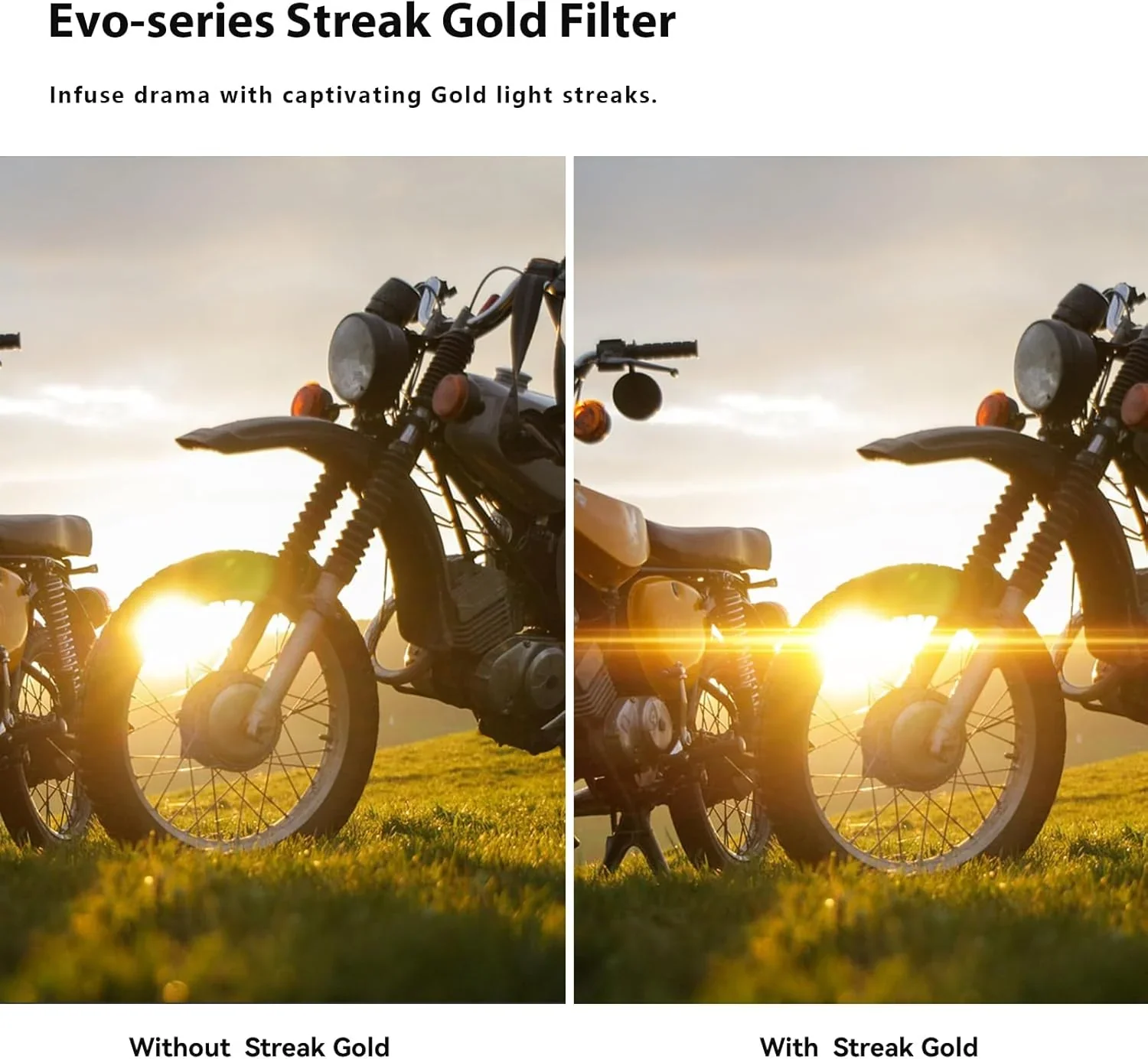 H&Y Filters HD EVO-Series Magnetic Gold Streak Filter & Adapter Ring - 49mm-Streak Filters-Kudos Cameras