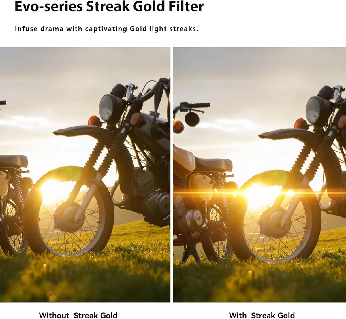 H&Y Filters HD EVO-Series Magnetic Gold Streak Filter & Adapter Ring - 67mm-Streak Filters-Kudos Cameras
