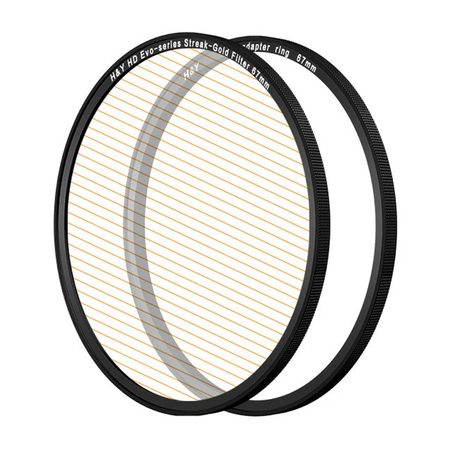 H&Y Filters HD EVO-Series Magnetic Gold Streak Filter & Adapter Ring - 67mm-Streak Filters-Kudos Cameras